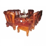 Salon triện tay 16 cẩm lai 10 món