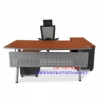 Bộ bàn giám đốc Fami chân sắt điều chỉnh độ cao Mã sản phẩm : SMM1800H-DC