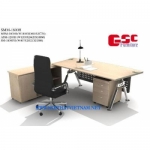 Bộ bàn giám đốc Fami chân sắt điều chỉnh độ cao Mã sản phẩm : SMM1800H-PO