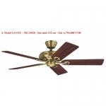 Quạt trẩn Hunter 5 cánh sải cánh 132cm Mã 24520