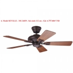 Quạt trẩn Hunter 5 cánh sải cánh 132cm Mã 24039