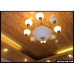 Thi công ốp trần gỗ