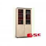 TỦ VĂN PHÒNG CAO 2 CÁNH KÍNH SM8350H