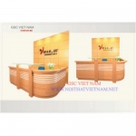 BÀN LỄ TÂN + BACKDROP LT15