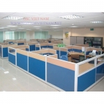 VÁCH NGĂN KHUNG NHÔM BỌC NỈ CÓ KÍNH GSC-VNN01