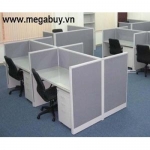 Vách ngăn khung nhôm bọc nỉ - VNN08