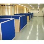 Vách ngăn khung nhôm bọc nỉ - VNN06