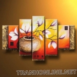 Tranh bộ hiện đại - Bình hoa 02