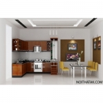 Phòng bếp lý tưởng cho ngày hè