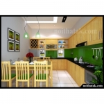 Đóng tủ bếp khắc phục các yếu điểm của phòng bếp