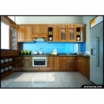 Thiết kế tủ bếp mang những sắc màu tươi tắn