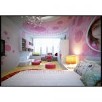 Phòng ngủ màu hồng cho bé teen