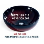 LAVABO SỨ ĐẶT BÀN NGHỆ THUẬT MÃ SỐ 692