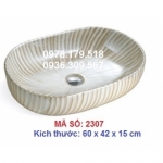 LAVABO SỨ ĐẶT BÀN NGHỆ THUẬT MÃ SỐ 2307