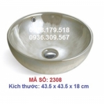LAVABO SỨ ĐẶT BÀN NGHỆ THUẬT MÃ SỐ 2308