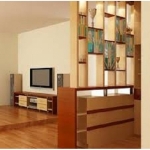 Vách trang trí phòng khách Vạn Xuân