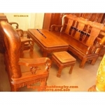 Đồ gỗ đồng ky - Bàn ghế phòng khách quốc triện gỗ hương