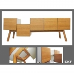 Kệ ti vi CK5 màu tự nhiên (1500x400x600)