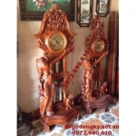 Bán đồng hồ thiếu nữ đẹp đồ gỗ mỹ nghệ Phú hải DH67