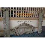 Bộ hoành phi câu đối thờ gia tiên go dong ky HP30