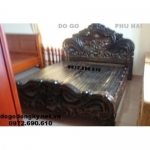 Giường gỗ mun, Giường cưới sang trọng GN63