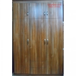 Tủ áo gỗ công nghiệp MDF phủ Melamine 2 tầng 3 cánh Vân Xoan Đào