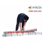 Thang gấp 4 đa năng chân choãi NIKITA dài 6,9m