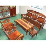 28, bộ bàn ghế cấm lai tay cuốn