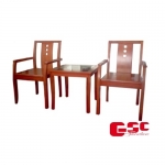 Bàn ghế khách sạn BKS02 + GKS02