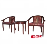 Bàn ghế khách sạn BKS04 + GKS04
