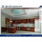 Tủ bếp gỗ xoan đào TBX01