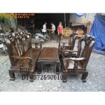 Bộ bàn ghế đồng kỵ Kiểu minh quốc Đào MS05