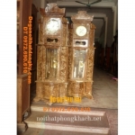 Đồng hồ đứng gỗ nu nghiến máy Hàn quốc ĐH16