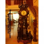 Đồng hồ cây gỗ hương kiểu Cô tiên ĐH21