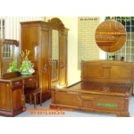 Giường gỗ ,Giường Hồng Kông GN21