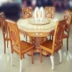 Bàn ghế phòng ăn thiên nhiên mây núi