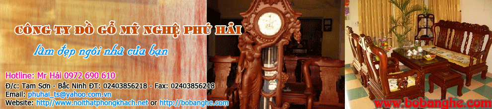 Đồ gỗ mỹ nghệ Phú Hải