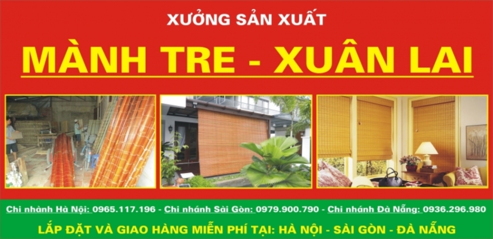 Xưởng Sản Xuất - Mành Tre Xuân Lai