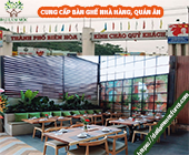 Mẫu bàn ghế nhà hàng đẹp,mẫu bàn ghế quán ăn đẹp tại Biên Hòa,Đồng Nai