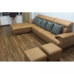 Sofa kết hợp với màu tường và sắc thái căn hộ trở nên sang trọng