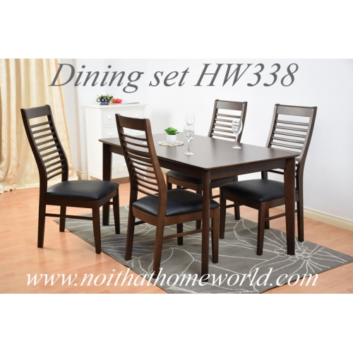 Bộ bàn ăn 4 ghế HW338