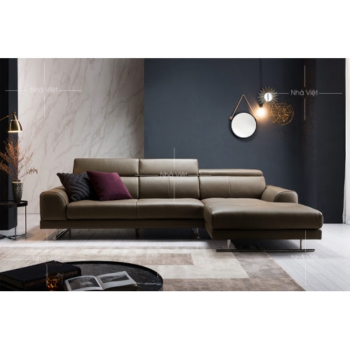 Bộ sofa góc thiết kế gọn nhẹ tiết kiện diện tích căn hộ