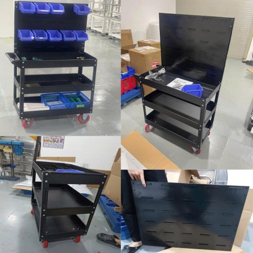 Các mẫu tủ kệ để khay nhựa đựng linh kiện