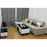 sofa da cao cấp mã 627 với bề mặt da mềm mại, mịn màng,