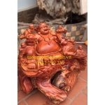 TƯỢNG GỖ DI LẶC NGŨ PHÚC