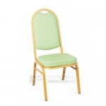 Ghế họp khung nhôm cao cấp, sơn màu vàng GNS1103