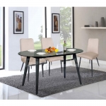 Bộ bàn ghế ăn cao cấp khung thép Hòa Phát B59-G59