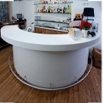 Đá nhân tạo solid surface ốp quầy bar