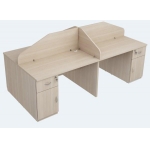 Lắp đặt vách ngăn văn phòng bằng gỗ VN-MD03