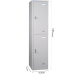 Tủ sắt Locker 2 ngăn TU982